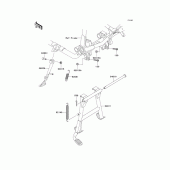 Схема вузла: Stand(s) для Kawasaki VN750 Vulcan 750