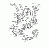 Схема вузла: Cowling lowers(1/2)(zg1000-a7/a8) для Kawasaki ZG1000 Concours