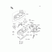 Схема вузла: Meter(s) для Kawasaki ZX1100 ZZ-R1100