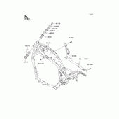 Схема узла: Рама для Kawasaki VN1500 Vulcan 1500 Classic