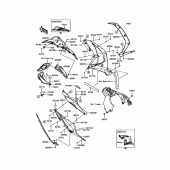 Схема узла: Нижний обтекатель для Kawasaki ZX1000 Ninja ZX-10RR