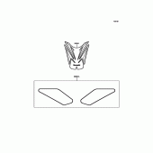 Схема вузла: Аксесуари для Kawasaki ZR900 Z900 ABS