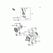 Схема узла: Коленчатый вал для Kawasaki KLE300 Versys-X 300 ABS