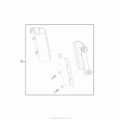 Схема вузла: Kqr Fork Bracket для Kawasaki EN650 Vulcan S Café Supplement