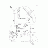Схема узла: Крыло для Kawasaki EJ800 W800