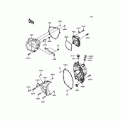 Схема вузла: Engine Cover(s) для Kawasaki ZR800 Z800