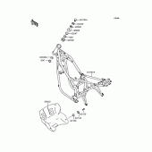Схема узла: Рама для Kawasaki KLE250 Anhelo