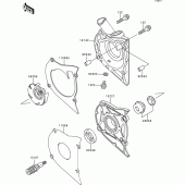 Схема вузла: Водяний насос для Kawasaki EN500 Vulcan 500 LTD