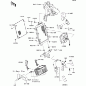 Схема узла: Радиатор bcf) для Kawasaki VN1700 VN1700 Voyager ABS