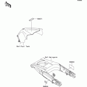 Схема узла: Информационные наклейки (fdf/fdfa) для Kawasaki ZX1400 ZZR1400 ABS