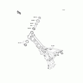 Схема узла: Рама для Kawasaki KLX110 KLX110