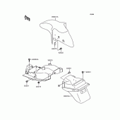 Схема узла: Крыло для Kawasaki ZX400 ZZR400