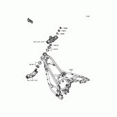 Схема вузла: Рульова колонка для Kawasaki KLX125 D-Tracker