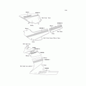 Схема вузла: Decals(ex500-a4)(ebony/gray) для Kawasaki EX500 GPZ500