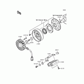 Схема вузла: Генератор для Kawasaki ZR750 Z750