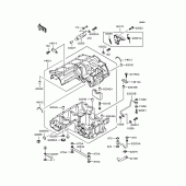 Схема вузла: Картер двигуна для Kawasaki ZX900 GPZ900R