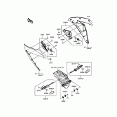 Схема узла: Поворотники для Kawasaki EX300 Ninja 300 ABS