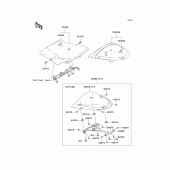 Схема вузла: Сидіння для Kawasaki ZX636 Ninja ZX-6R