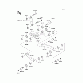 Схема вузла: Suspension для Kawasaki ZG1000 1000GTR