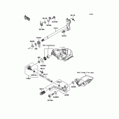 Схема вузла: Перемикач передач для Kawasaki ZG1400 1400GTR ABS