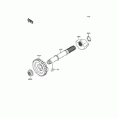 Схема вузла: Балансир для Kawasaki BJ250