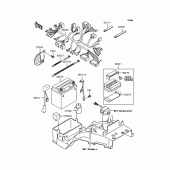 Схема вузла: Електроустаткування для Kawasaki ZR400 Zephyr X