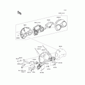Схема вузла: Meter(s) для Kawasaki ZG1400 Concours 14 ABS