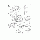 Схема узла: Кронштейн для Kawasaki ZX750 Ninja ZX-7R