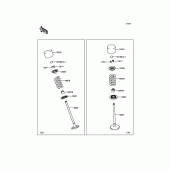 Схема вузла: Клапан для Kawasaki ZR1000 Z1000