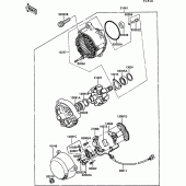 Схема вузла: Генератор для Kawasaki ZG1000 1000GTR