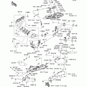 Схема вузла: Вихлопна система (1/2) для Kawasaki ZX1000 Ninja ZX-10R