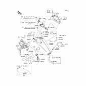 Схема вузла: Паливний бак для Kawasaki VN1600 Vulcan 1600 Nomad
