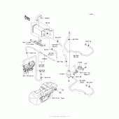 Схема вузла: Fuel Evaporative System (Ca) для Kawasaki ZG1400 Concours 14 ABS