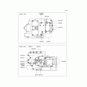 Схема вузла: Болти картера двигуна для Kawasaki EJ650 W650