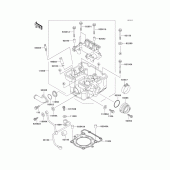 Схема вузла: Головка циліндра для Kawasaki KLX250 KLX250R