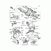 Схема вузла: Електроустаткування для Kawasaki KLE650 Versys 650 ABS