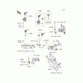 Схема вузла: Замок запалювання для Kawasaki ER650 ER-6N ABS