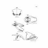 Схема вузла: Decals(Ebony) для Kawasaki BX250 NINJA 250SL ABS