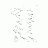 Схема вузла: Owner`s tools для Kawasaki KMX125