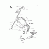 Схема вузла: Рама для Kawasaki ZR1000 Z1000