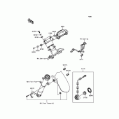 Схема вузла: Meter(s) для Kawasaki BR250 Z250SL