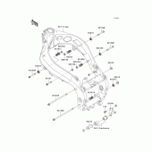 Схема узла: Крепление двигателя для Kawasaki ZX900 Ninja ZX-9R
