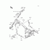 Схема вузла: Рама для Kawasaki VN1700 Vulcan 1700 Voyager