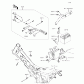 Схема вузла: Електроустаткування для Kawasaki KLX110 KLX110