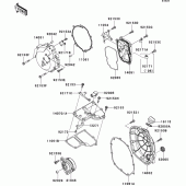 Схема вузла: Engine cover(s) для Kawasaki ZG1400 1400GTR ABS