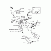 Схема узла: Облицовочные элементы для Kawasaki ZX636 Ninja ZX-6R