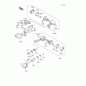 Схема вузла: Поворотники для Kawasaki ZX600 GPX600R