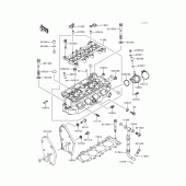 Схема вузла: Головка циліндра для Kawasaki ZX600 Ninja ZX-6R