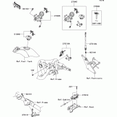 Схема вузла: Замок запалювання для Kawasaki VN1700 VN1700 Classic ABS