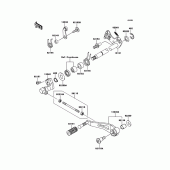 Схема узла: Переключатель передач для Kawasaki KLZ1000 Versys 1000